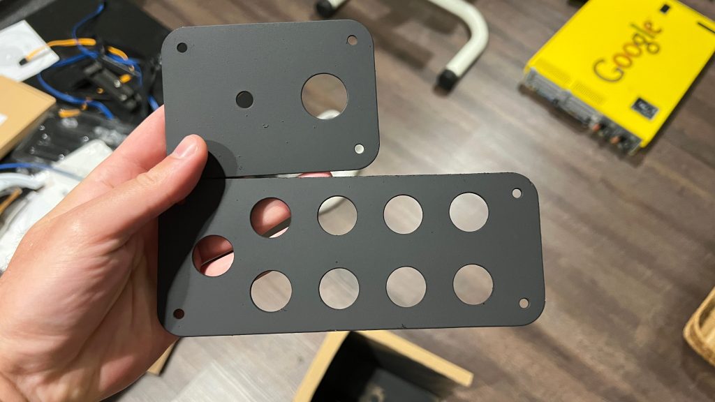 Spray Painted Switch Plates