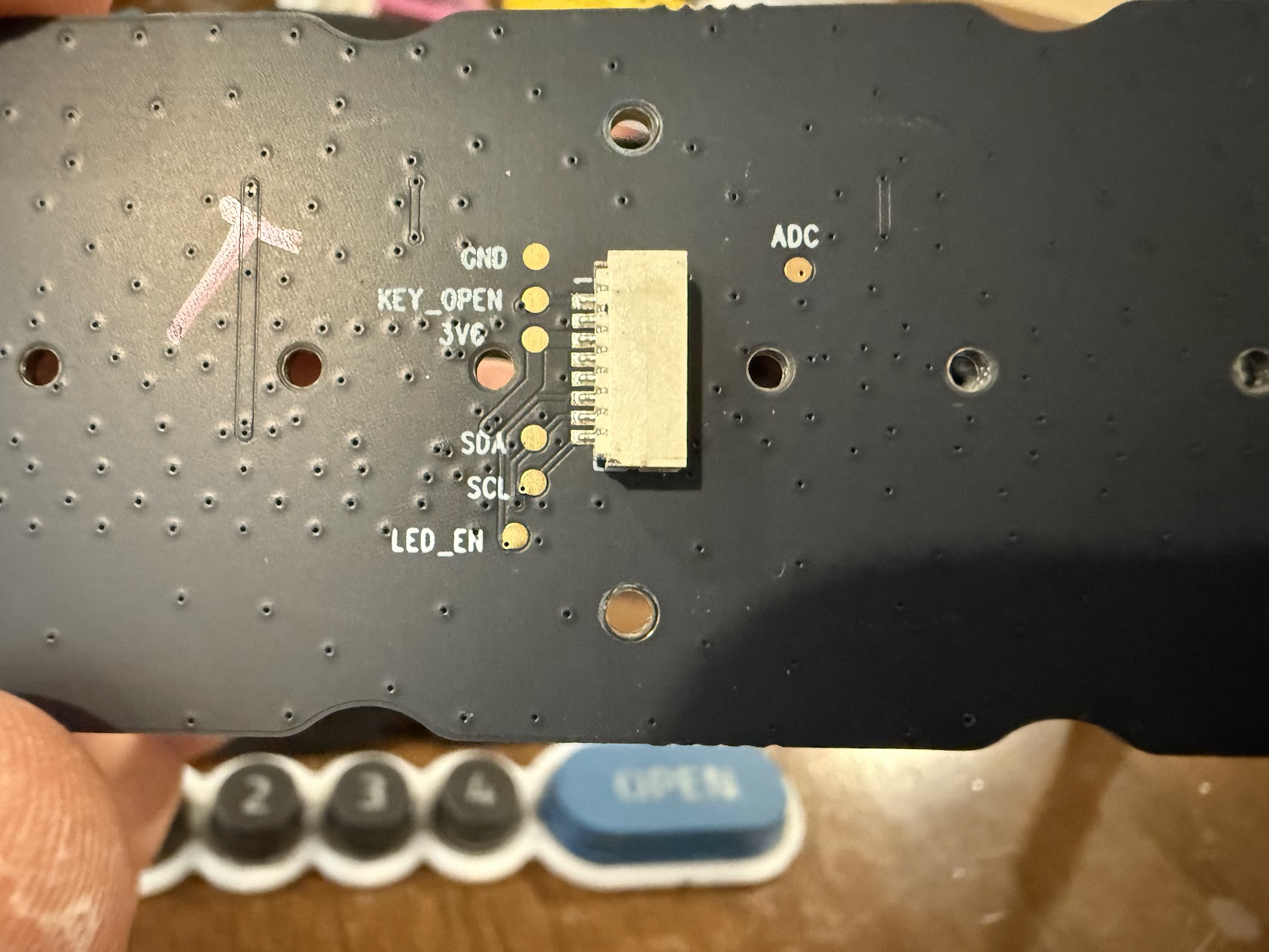 Button Board Back Connector
