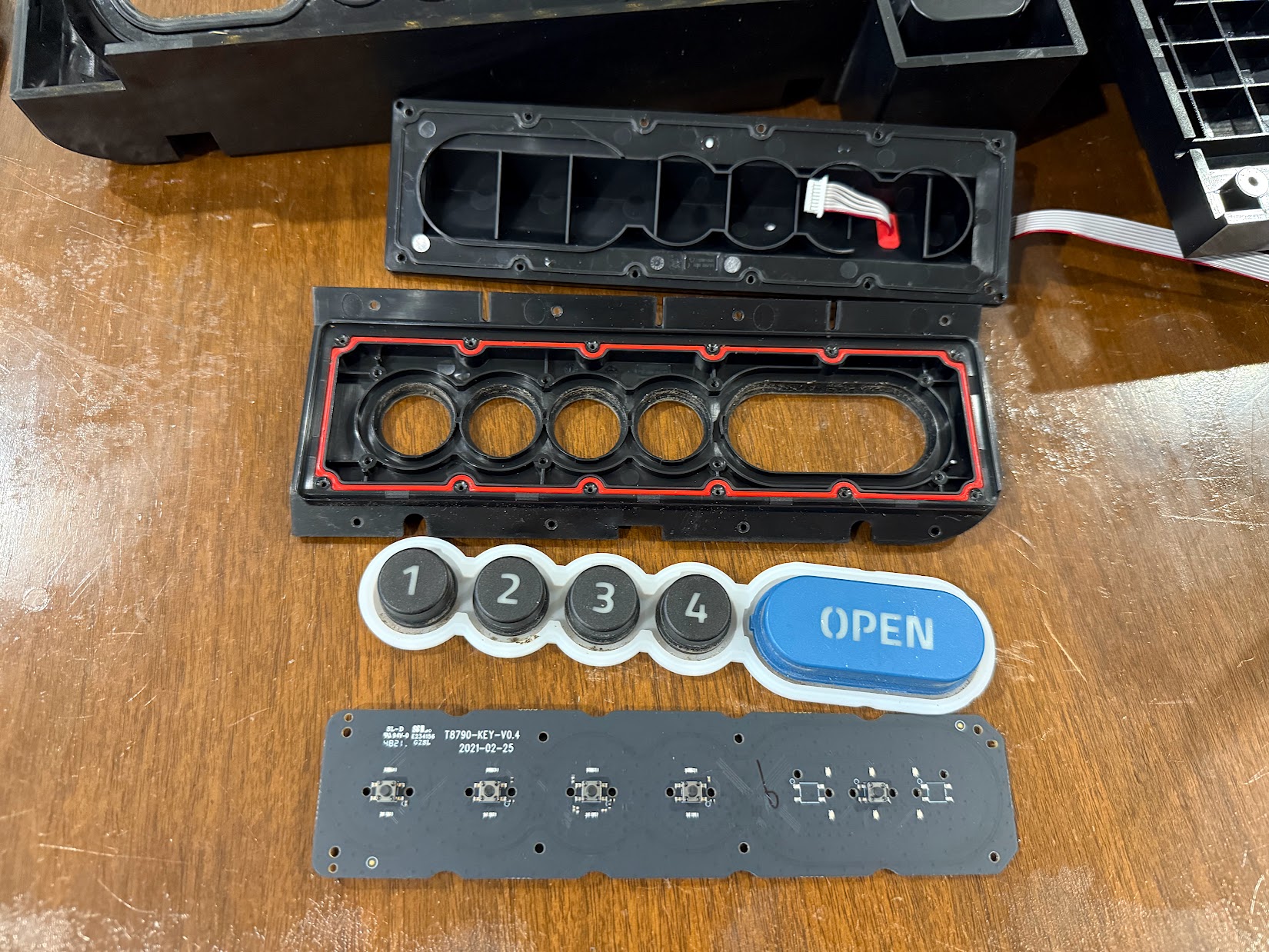 Button Board Assembly Parts