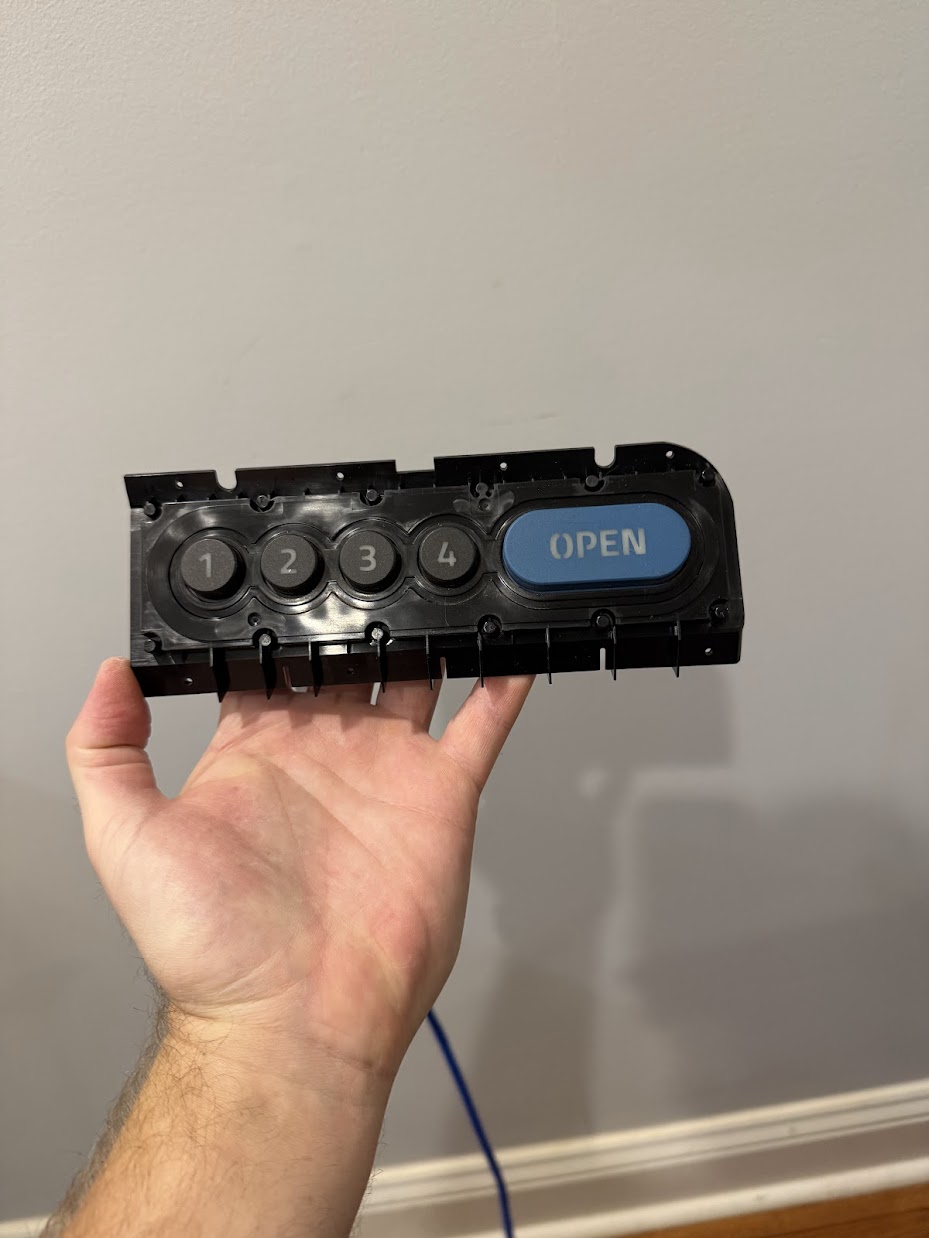 Button Board solder job all closed up