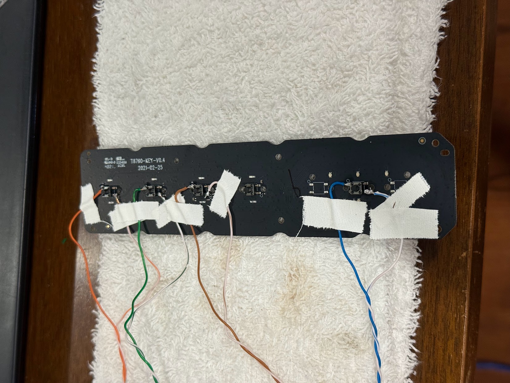 Button Board Solder Attempt